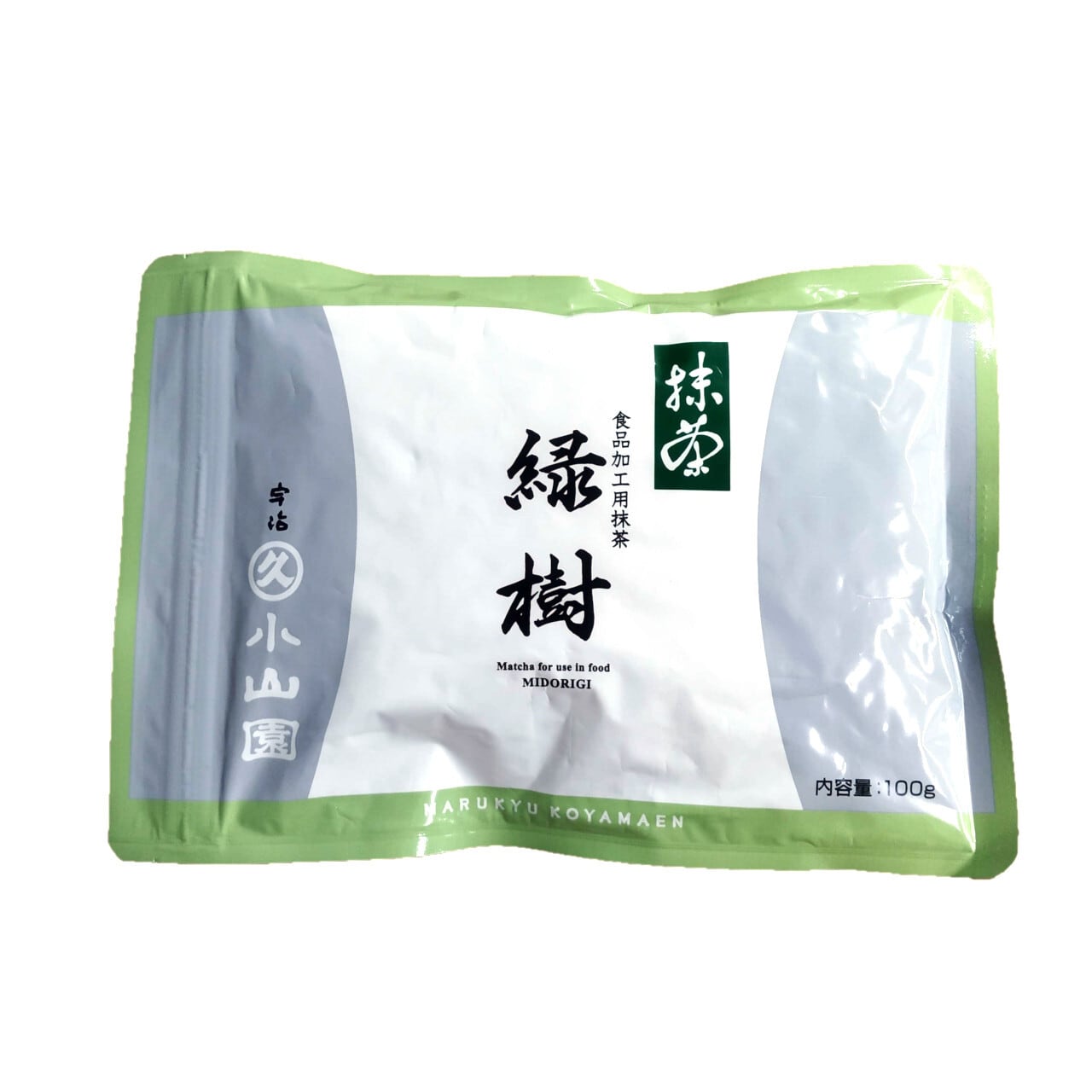 丸久小山園 抹茶「緑樹(みどりぎ)」 100g 袋入り 業務用 - Matcha Powder "Midorigi" Made in Japan