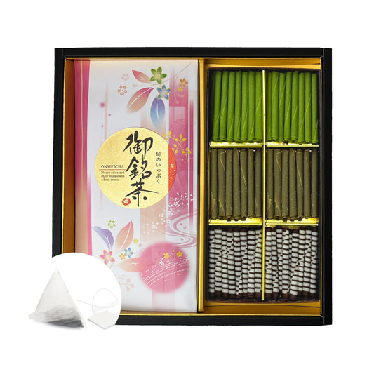 お茶ティーバッグと鈴木園の大人ほうじ茶ロールチョコレート CS421