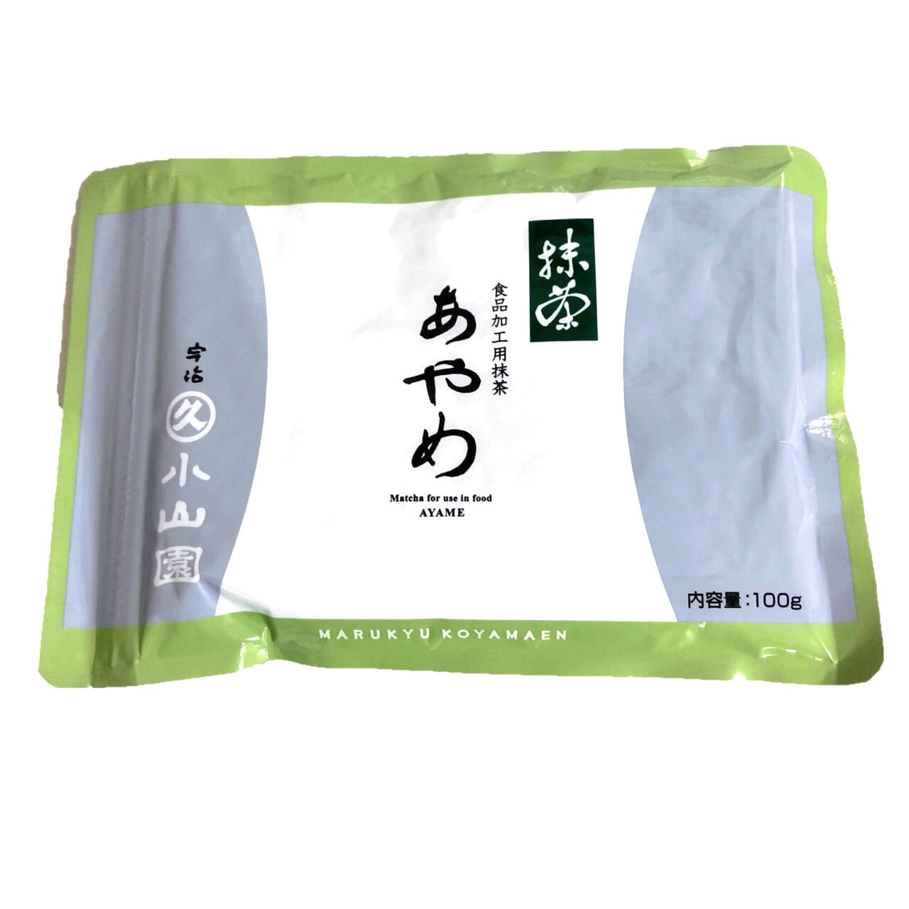 丸久小山園 抹茶「あやめ」 100g 袋入り 業務用 - Matcha Powder "Ayame" Made in Japan