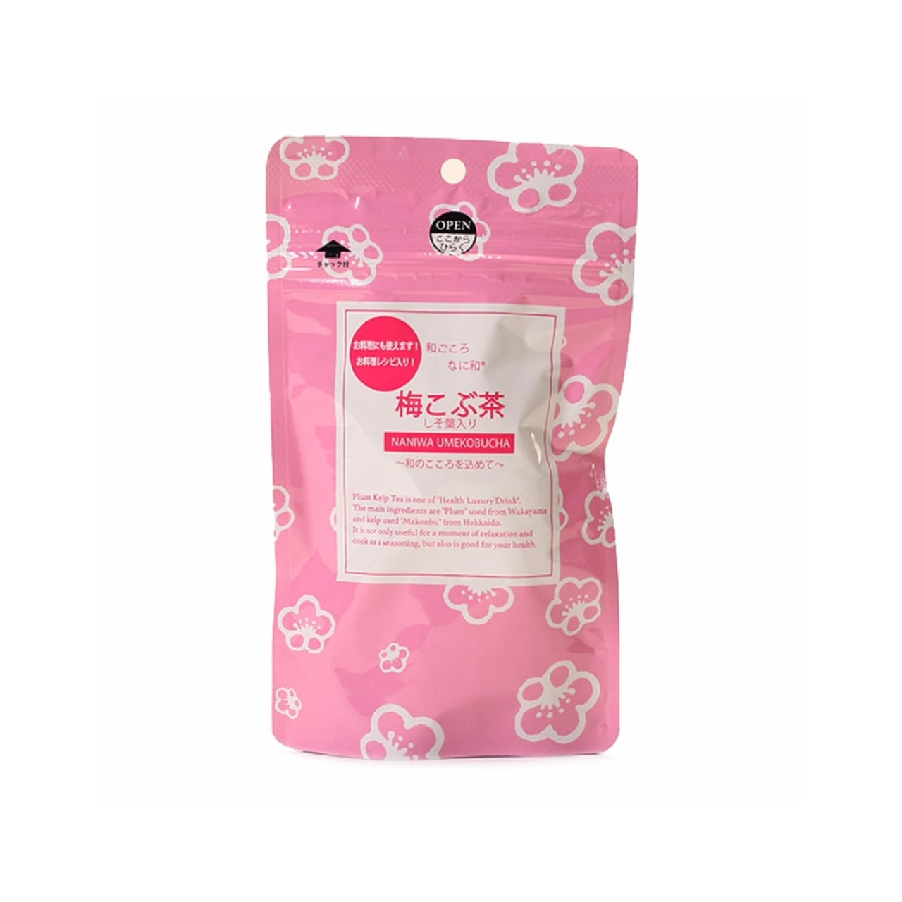 特選 梅昆布茶 梅こぶ茶 しそ葉入り 袋入り 80g（約40杯分）