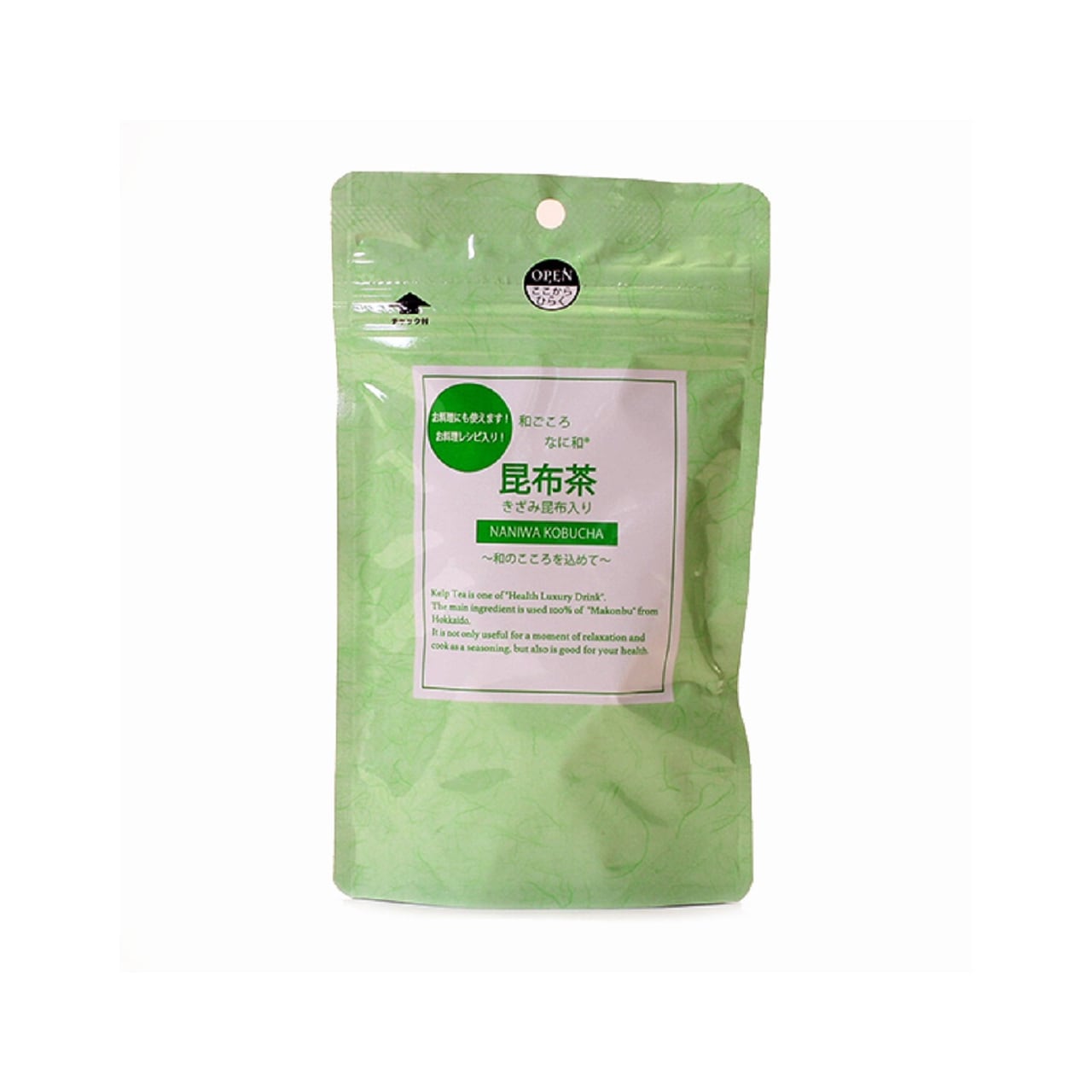 特選 昆布茶 こぶ茶 きざみ昆布入り 袋入り 90g（約45杯分）