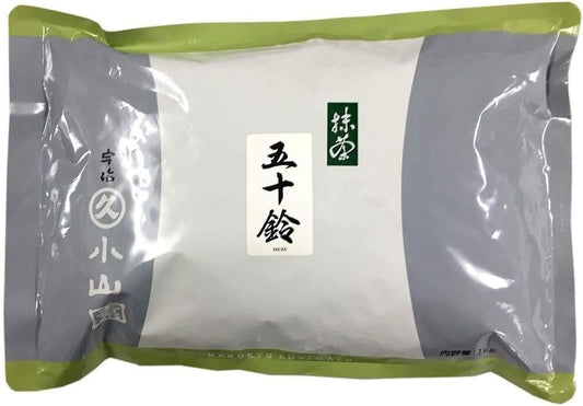 丸久小山園 抹茶「五十鈴（いすず）」 1kg 業務用 袋入り - Matcha Powder "Isuzu" Made in Japan