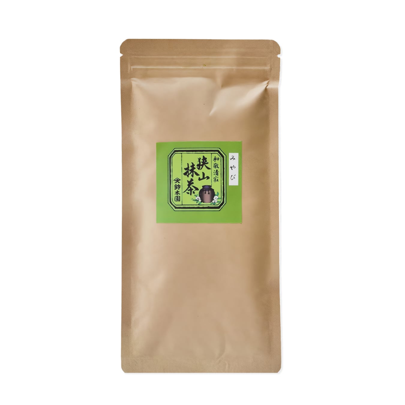 日本産 国産 抹茶「狭山抹茶 みやび」100g チャック付き袋入り - Matcha Powder "Miyabi" Made in Japan