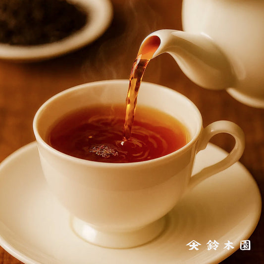 鈴木園の和ハーブの日本茶「生姜と柚子の和紅茶」 - 和 ハーブティー 日本茶 紅茶 3g ティーバッグ 8個入り