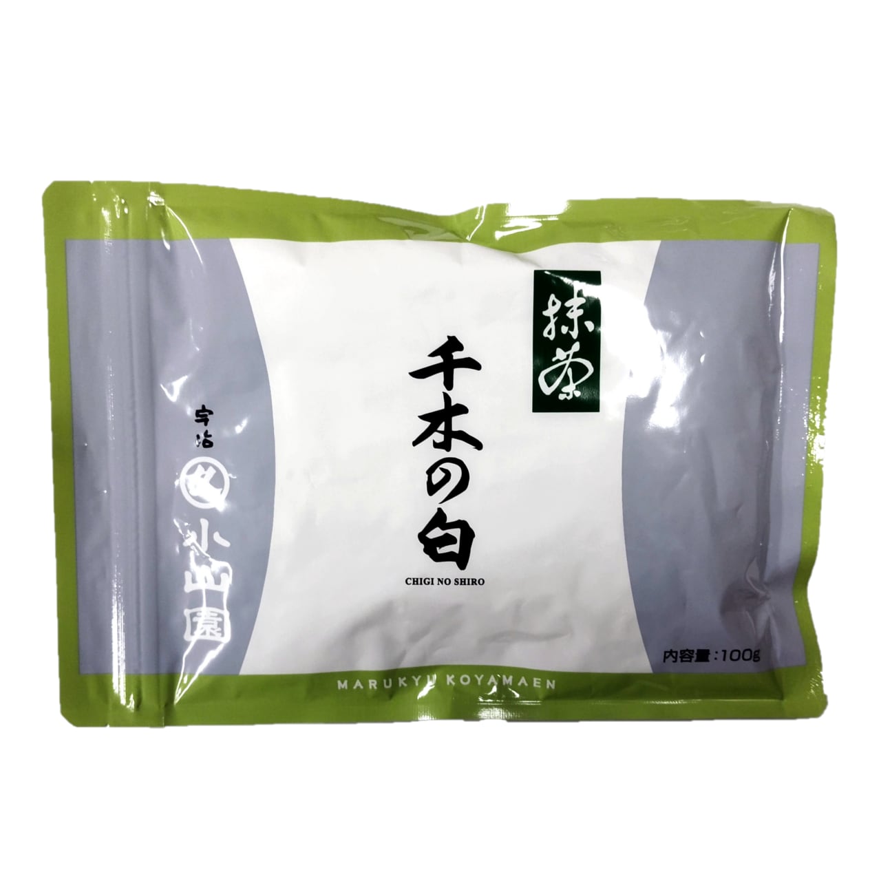 丸久小山園 抹茶「千木の白（ちぎのしろ）」 100g 袋入り 業務用 - Matcha Powder "Chiginoshiro" Made in Japan