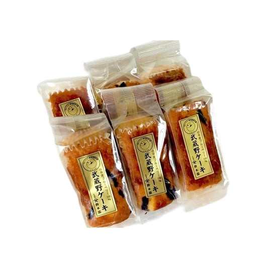 小平産の大粒ブルーベリー100％使用！武蔵野ケーキ (40g) 6個詰め合わせ - コダイラブランド認定品