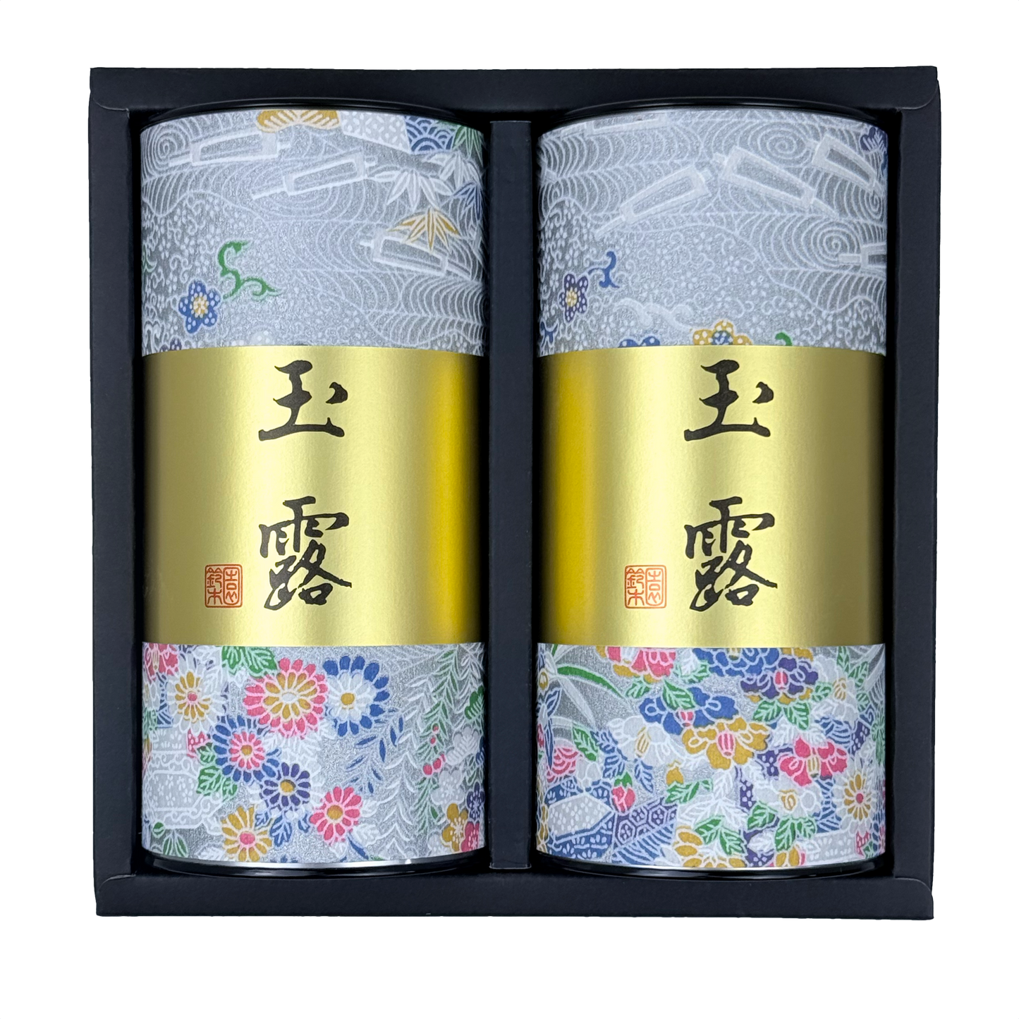 玉露「宇治玉露 金ラベル」ギフト 80g 2本セット KA401 明治37年創業 鈴木園