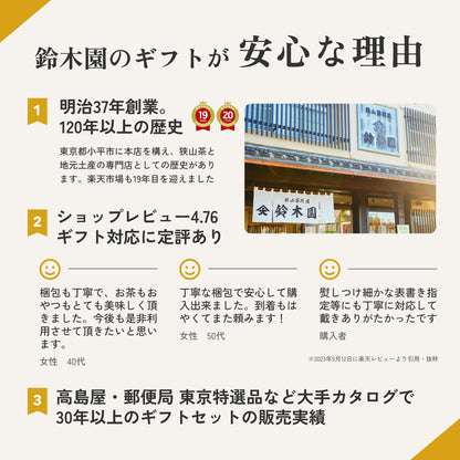 玉露「宇治玉露 金ラベル」ギフト 80g 2本セット KA401 明治37年創業 鈴木園